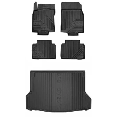 Afbeelding van MOTOS Rubberen automatten en kofferbakmat set voor Nissan X Trail III 2017 2021 Verbeter je reiscomfort met 3D antislip automat vloermatten alle weersomstandigheden