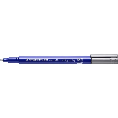 Afbeelding van Silver Metallic Calligraphy Pen