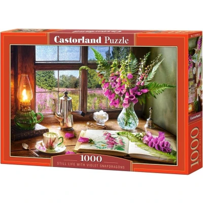 Afbeelding van Castorland Still Life with Violet Snapdragons 1000 stukjes