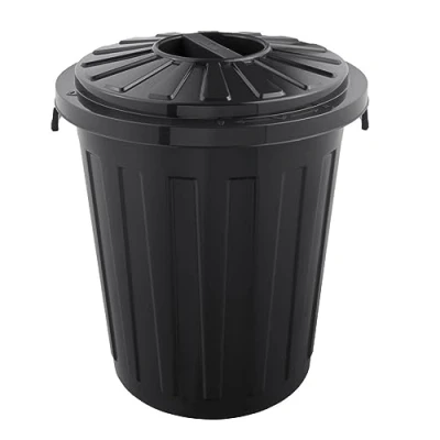 Afbeelding van Afvalbak Rond M/d Maxi Bin 36x42 23 L Zwart Ok Keeeper 10213