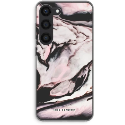 Afbeelding van Case Company® hoesje geschikt voor Samsung Galaxy S23 Roze stroom Soft Cover Telefoonhoesje Bescherming aan alle Kanten en Schermrand