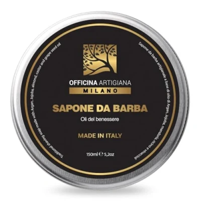 Afbeelding van Officina Artigiana Milano scheercrème 5 Wellness Oils 150ml