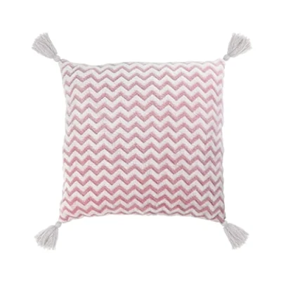 Afbeelding van Kussen Zig zag (40 X 40 cm) 119635 Kleur Roze