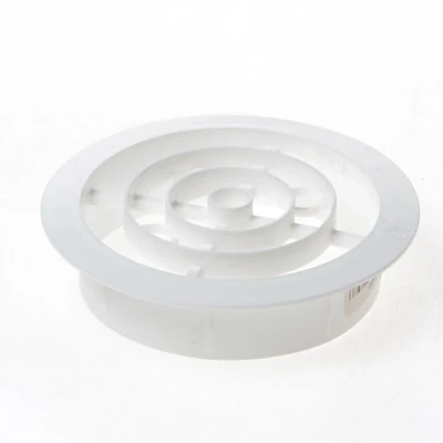 Afbeelding van Nedco Ventilatierooster kunststof wit rond 10cm 514100