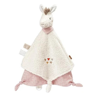 Image de Fehn Doudou pour bébé Jouet lama nouveau né avec fixation tétine Marionnette à main et enfant partir de 0 mois