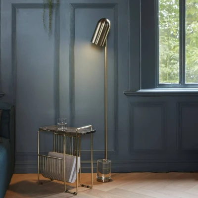 Afbeelding van AYTM Luceo vloerlamp goud