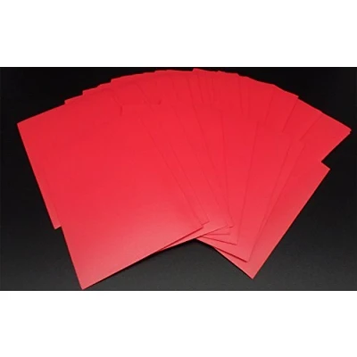 Afbeelding van docsmagic.de 100 Matte Red Card Sleeves standaardmaat, 66 x 91 cm, rood PKM MTG