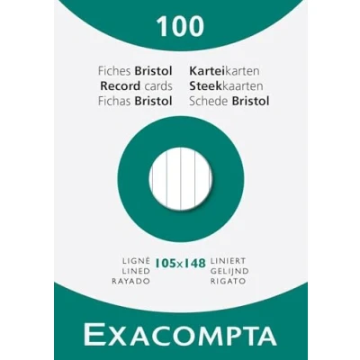 Afbeelding van Exacompta 13809B 10x ETUI 100 F.BRISTOL B