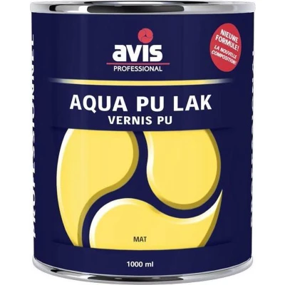 Afbeelding van Avis Aqua PU lak Hoogglans 0,25 liter Blanke &amp; Beits