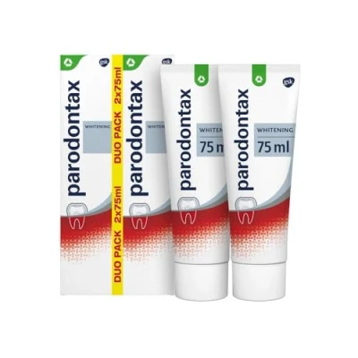 Afbeelding van Parodontax Tandpasta Whitening tegen Bloedend Tandvlees 2 x 75 ml