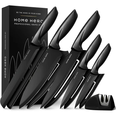 Afbeelding van Home Hero Ultrascherpe professionele keukenmessenset van roestvrij staal set keukenmessen (1 x Japans koksmes)