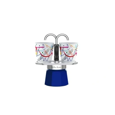 Afbeelding van Bialetti Mini Express Kandinsky Set met 2 kopjes