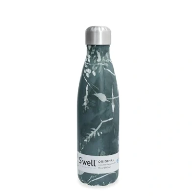 Afbeelding van S&#039;well Original Waterfles, Groen Loof, 500 ml. Vacuüm geïsoleerde drinkfles voor koude en warme dranken BPA vrije roestvrijstalen onderweg