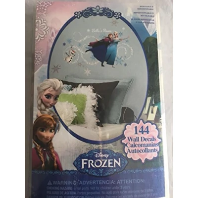 Afbeelding van RoomMates Disney Frozen Elsa, Anna en Olaf Muursticker 13x46 cm Multi