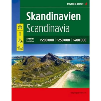 Afbeelding van Freytag &amp; Berndt Scandinavië Wegenkaart Kleurloos Reisboeken Kaarten
