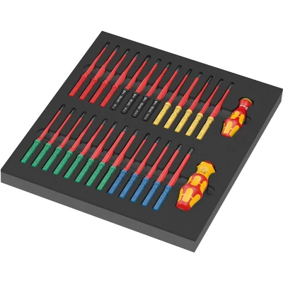 Afbeelding van Wera 9751 Schroevendraaierset VDE 28 delig PH, PZ, Torx, Zeskant, Plat