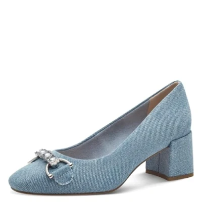 Afbeelding van Marco Tozzi damespumps 2 22428 44 damespumps, Lite Blute Jeans