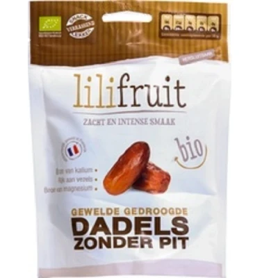 Afbeelding van Gewelde Gedroogde Dadels zonder Pit Biologisch 150g