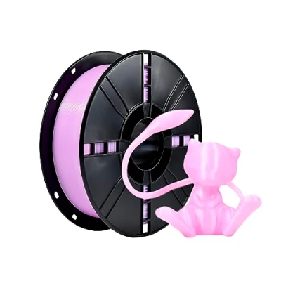 Afbeelding van PLA Plus (PLA+) transparant 3D filament 1,75 mm printfilament maatnauwkeurigheid +/ 0,02 spoel 1 kg (2,2 lbs) printerfilament, paars