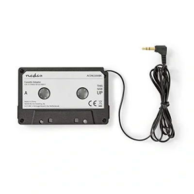 Afbeelding van Nedis AUX Cassette Adapter voor Autoradio 3,5 mm Kabellengte: 1.00 m Zwart