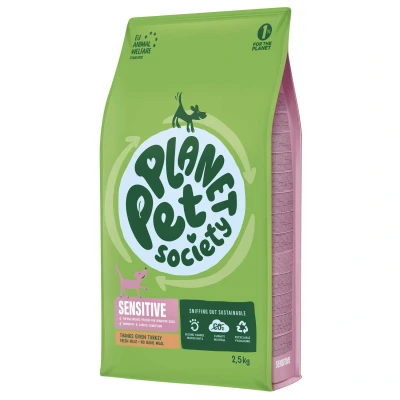 Afbeelding van Planet Pet Society Dog Dry Thanks Given Sensitive Kalkoen Hondenvoer 2.5 kg