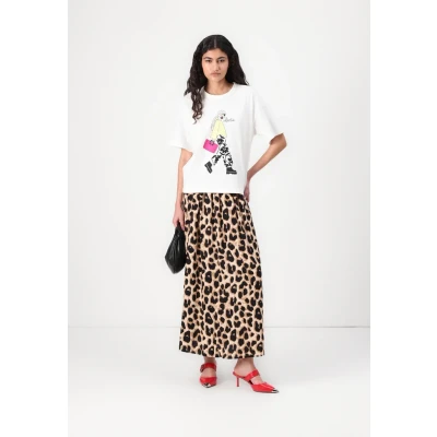 Afbeelding van ONLY ONLTENNA S/S GIRL TOP BOX JRS Dames T shirt Cloud Dancer Collection