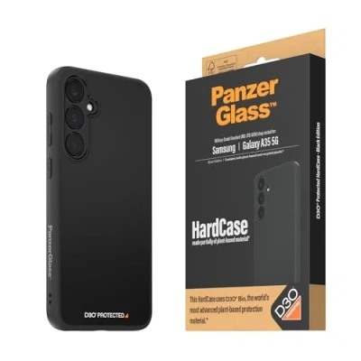 Afbeelding van PanzerGlass HardCase met D3O® Bio en Military Grade certificering voor Samsung Galaxy A35 5G transparant zwart