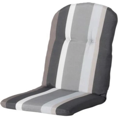 Afbeelding van Madison Tuinstoelkussen Kuip hoog 45x96 Stripe grey
