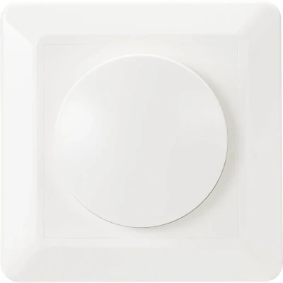 Afbeelding van Sygonix SY 4697886 Draaidimmer, Universele dimmer Geschikt voor lampen: Halogeenlamp, LED lamp, Gloeilamp