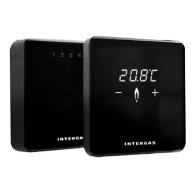 Afbeelding van Intergas Comfort Touch Wi Fi set zwart. Artikelnr: 030034 032004