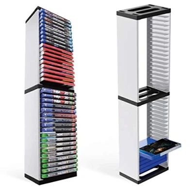 Afbeelding van Haokaini Gaming Disc Stand Opbergtoren voor 36 gameschijven Opbergplank hostdisk console PS5 Schakelschijf