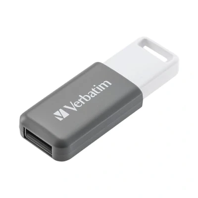 Afbeelding van Verbatim V DataBar USB 2.0 Drive stick 128 GB Grijs 49456