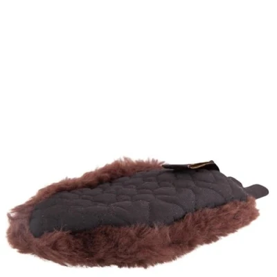 Image de BR Gant de Lustrage Peau mouton Simple Face Marron
