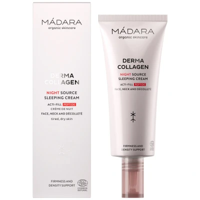 Afbeelding van MÁDARA Derma Collagen Night Source Sleeping Cream Nachtverzorging, Dames, Maat: 70 ml,
