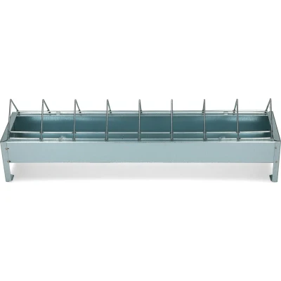 Afbeelding van Pluimvee voertrog 50 cm gegalv. metaal