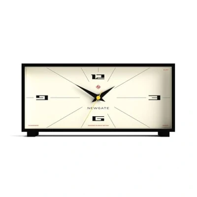 Afbeelding van Newgate Thunderbird Mantel Clock in Black and Cream