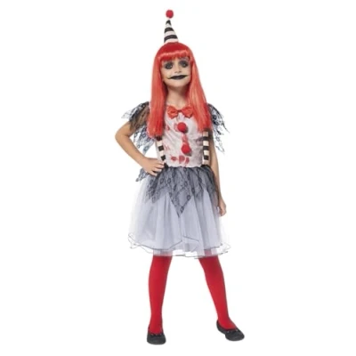 Afbeelding van Rubies Bloeddorstig clownkostuum voor meisjes en jongens, officieel gelicentieerd product Halloween, Halloween kostuum