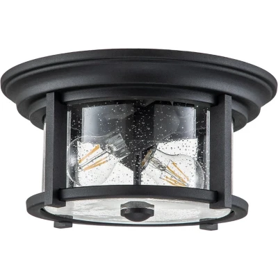 Afbeelding van Feiss LED Wand Buitenlamp Merrill 2X E27 Max 60W IP44 Dimbaar Black