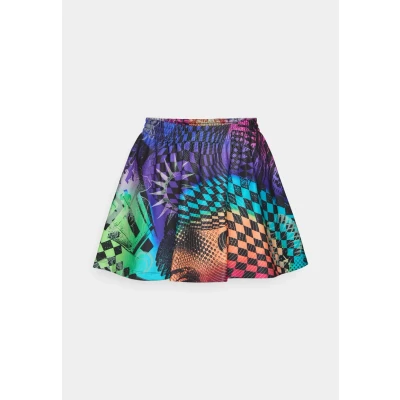 Afbeelding van adidas Performance X Jeremy Scott Pride Skirt Rokken, Dames, Maat: XS, Acid yellow/semi lucid fuchsia/active purple