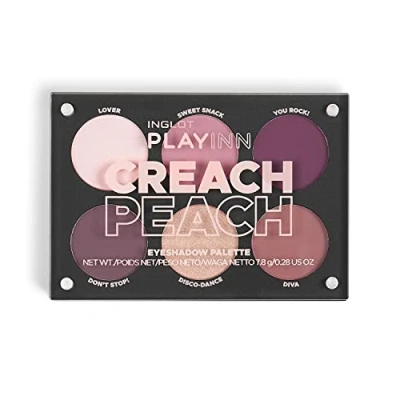 Afbeelding van Inglot Playinn EYE Shadow Palette Oogschaduwpalet, Dames, Maat: 8 g, Creach peach