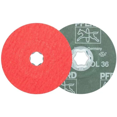 Afbeelding van PFERD 64193003 Combiclick keramische korrel fiberschijf Ø 115 mm Co Cool 36 voor roestvrij staal Diameter 115 mm