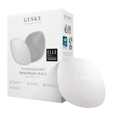 Afbeelding van GESKE SmartAppGuided™ 4 in 1 gezichtsborstel Gezichtsreinigingsborstel Zachte siliconen borstel Professionele gezichtsreiniging Gezichtsreinigingsapparaat Huidreiniging