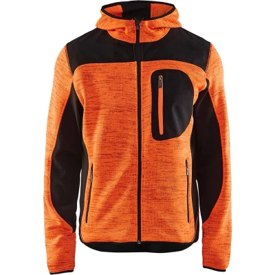 Afbeelding van Blåkläder 4930 2117 Gebreid vest met softshell Oranje/Zwart maat M