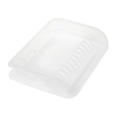 Afbeelding van Afdruiprek+plateau 39x29x8 Pierre Transparant Keeeper 10585