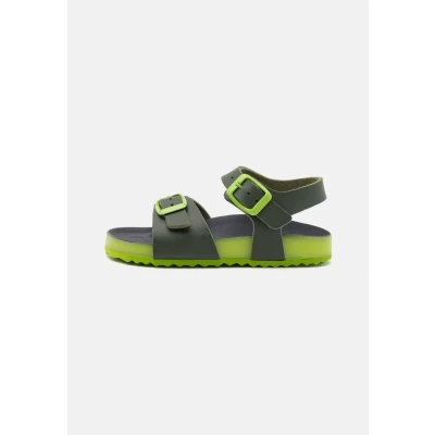 Afbeelding van Geox Ghita BOY Sandalen voor kinderen, Maat: 39, Dark green/lime Hoogwaardig imitatieleer