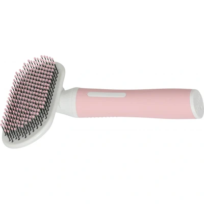 Afbeelding van Zolux Anah Slickerborstel Soft Roze / Wit M 9X4X17 CM