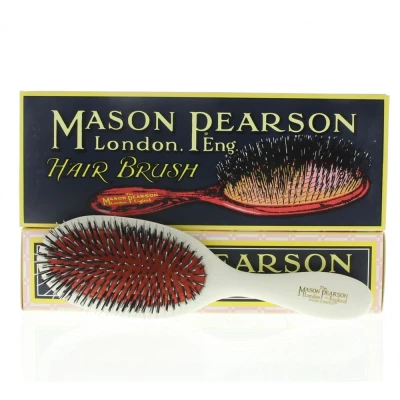 Afbeelding van Mason Pearson BN3 Handy Bristle &amp; Nylon Borstel Ivory White