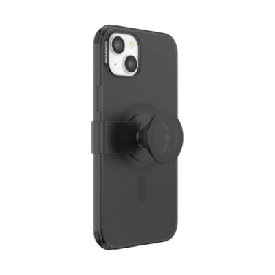 Afbeelding van PopSockets PopCase met een magnetische ring Telefoonhoesje Telefoonbutton [telefoon accessoires] compatibel Apple iPhone 14 Plus Zwart