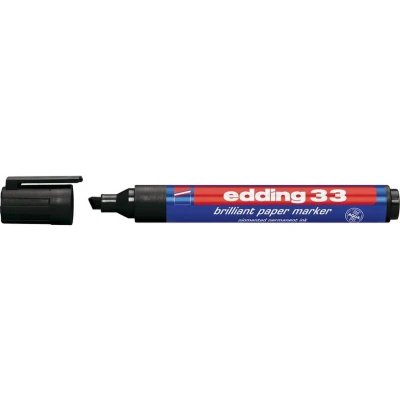 Afbeelding van Decoratie Brilliant papiermarker Edding 33 01 zwart
