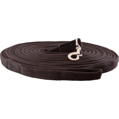 Afbeelding van Premiere Longeerlijn Softgrip Musketon Zwart 12m
